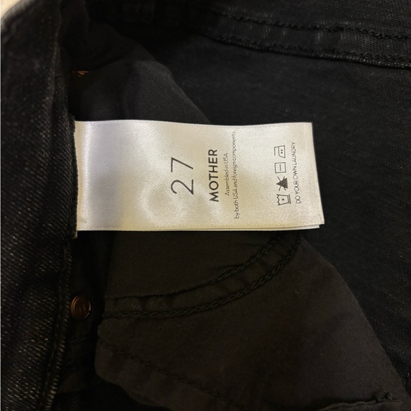 MOTHER The Stunner Zip Ankle Step Fray in Wrong Side of the Track, sz 27 - Picture 9 of 15